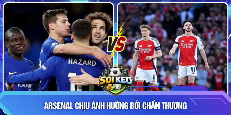Arsenal chịu ảnh hưởng bởi chấn thương