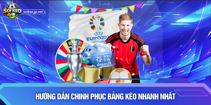 Hướng dẫn chinh phục bảng kèo nhanh nhất